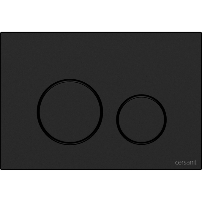 Кнопка CERSANIT TWINS для LINK PRO/VECTOR/LINK/HI-TEC пластик черный матовый 63525
