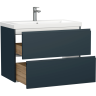 Тумба под раковину подвесная CERSANIT MODUO 80 для COMO 80 темно-серый 69347